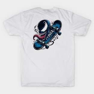 Unleash the Edge: Captivating Anti-Hero Skateboard Art Prints for a Modern and Rebellious Ride! T-Shirt